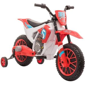 MOTO - SCOOTER Moto cross électrique enfant HOMCOM - Rouge - 3 à 
