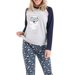 Garçon Hiver Pyjamas , Col Rond Domicile Vêtements , Chaud Sous-vêtement  Set Bleu, Mode en ligne