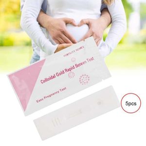 TEST DE GROSSESSE Omabeta test de grossesse précoce à domicile 5 pièces HCG bandelette de Test de grossesse précoce dieu colloïdal hygiene toilette
