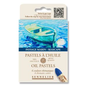 PASTELS - CRAIE D'ART Pastels à l'huile - Sennelier - Très onctueux - 6 
