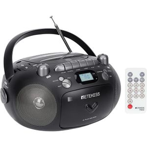 RADIO CD CASSETTE Retes TR630 Lecteur CD Portable,Radio FM Lecteur C