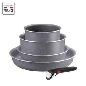 Lot de Poêles et Casseroles Tefal ingenio Hard Stone