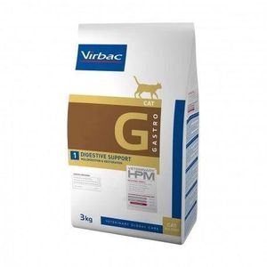 CROQUETTES Virbac Veterinary hpm Diet Chat Gastro Digestive Support Maldigestion Croquettes 1,5kg