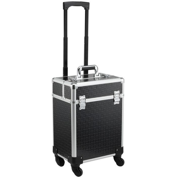 SDGDFXCHN Mini-boîte de Rangement en Aluminium de Petite boîte à Outils  Portable en Aluminium pour Les valises de Voyage en Aluminium pour Voyage