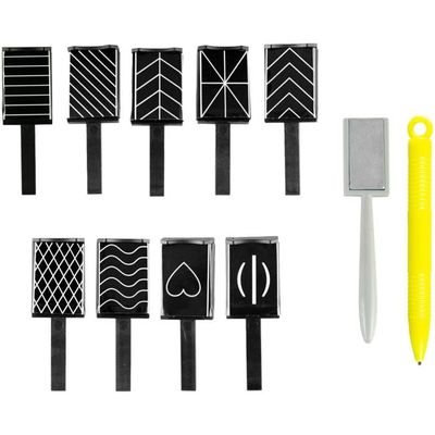 Ensemble D'outils Magnétiques Pour Ongles 3 Pièces, Cat Eyes Ongles Semi Permanent Outils Ongles, D'ongles Aimant Pour Vernis à Ongles En Gel, Style DIY Disponible Aimant,Nail Magnet Tool Set