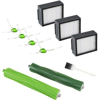 Lot De 12 Pièces De Rechange Compatibles Avec Roomba I7, I7 , E5, E6 Et E7 Nbsp Brosses Laterales Rouleaux Et Filtres Hepa 98699974 Lot De 12 Pièces De Rechange Compatibles Avec Roomba I7, I7 , E5, E6 Et E7 Nbsp Brosses Laterales Rouleaux Et Filtres Hepa 98699974