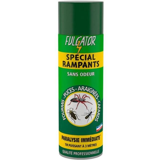 Spray Longue Durée Insecticide Rampants Fulgator 500ml Lot 3