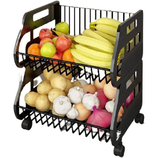 IMIKEYA Corbeille à Fruits En Fer - Panier De Rangement Pour