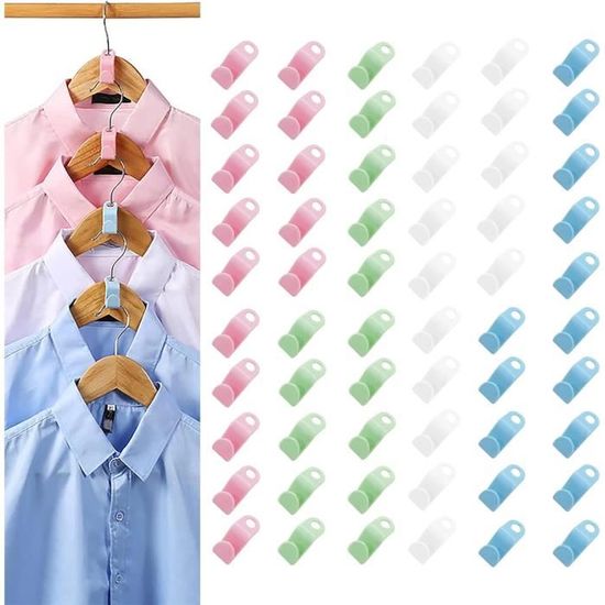 40 Séparateurs De Vêtements Pour Placard – 8 Tailles Pré-écrites – En Plastique Rose – Organise Ton Dressing Facilement - 11