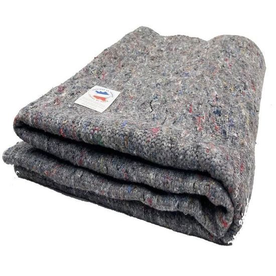 Lot De 20 Couvertures De Déménagement Non-Tissé Recyclé 150x200cm - Protection Meubles Et Sol