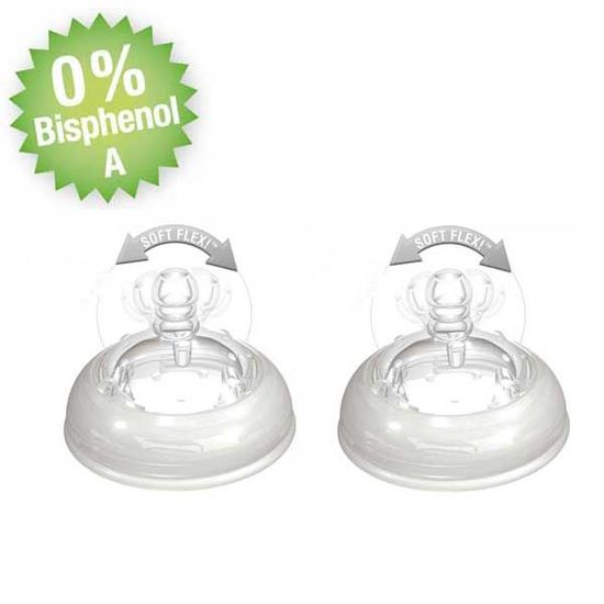 NIP Cherry Lot De 2 Tétines Rondes, Lumineuses, Pour La Nuit De 0