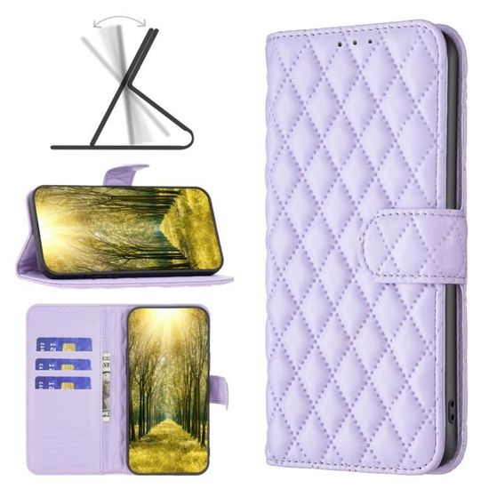 Étui Portefeuille Pour Oppo A15 - Blanc, Cuir Synthétique, 3 Fentes Cartes, Anti-choc