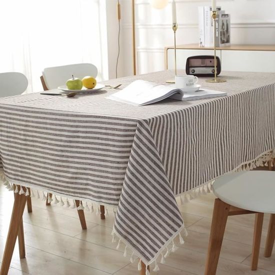 Protection De Table Rectangulaire 140 X 190 Cm - Sous-nappe Imperméable Et Anti-taches - Pour Intérieur Et Extérieur - Épaisseur 2,2 Mm