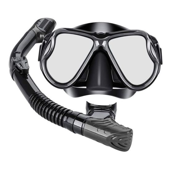 Masque Et Tuba De Plongée Speedsporting - Verre Trempé Antibuée - Étanche Et Réglable