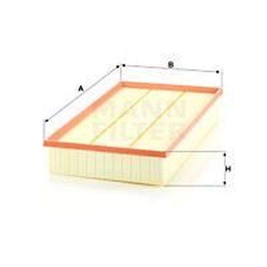 1 filtre à air MANN-FILTER C 38 002 Convient pour VAG