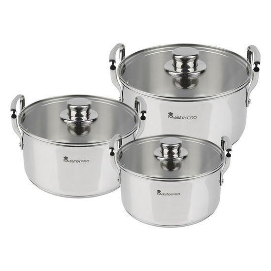 Ménagère 16 Pièces 'Facette' Argenté Argente En Ss430 Finition