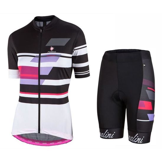 Ateid Ensemble Maillot + Cuissard Cyclisme Enfant Manches Courtes - Respirant UV Protection Poches & Gel Antidérapant
