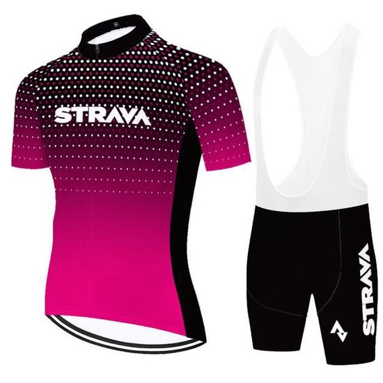 LSERVER Maillot Cyclisme Enfant + Cuissard - Manches Courtes Respirant Garçon Fille