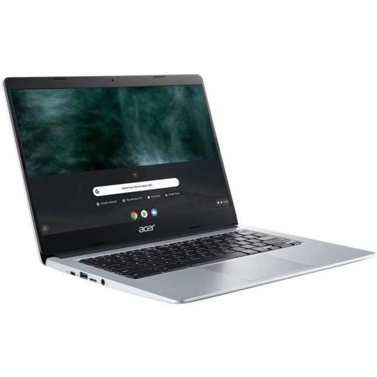 Ordinateur Portable Chromebook Acer CB314-1HT-C9K9 - 14" tactile FHD - Intel Celeron - RAM 4 Go - 64 Go eMMC - ChromeOS - AZERTY