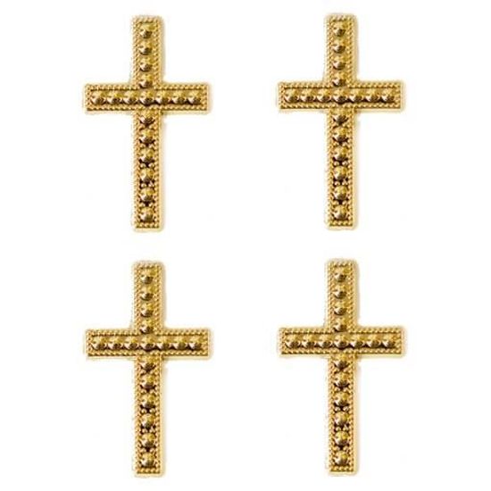 Decoration De Table Communion Croix Or X10 R Mt368 Cdiscount Maison