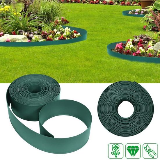 Lot de 20 bordures de jardin, bordures paysagères, bordures de pelouse, bordures de clôture pour pelouse, parterres de fleurs, terrasse, rouge | Leroy Merlin Lot de 20 bordures de jardin, bordures paysagères, bordures de pelouse, bordures de clôture pour pelouse, parterres de fleurs, terrasse, rouge | Leroy Merlin