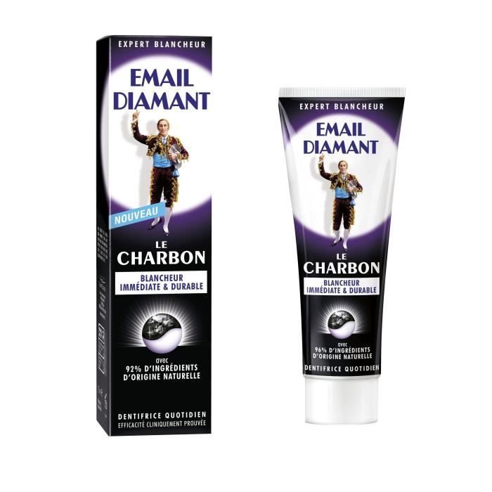 Dentifrice Email Diamant le Charbon - 75 ml