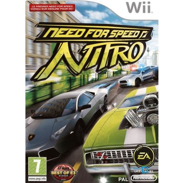 NEED FOR SPEED NITRO / JEU CONSOLE NINTENDO Wii