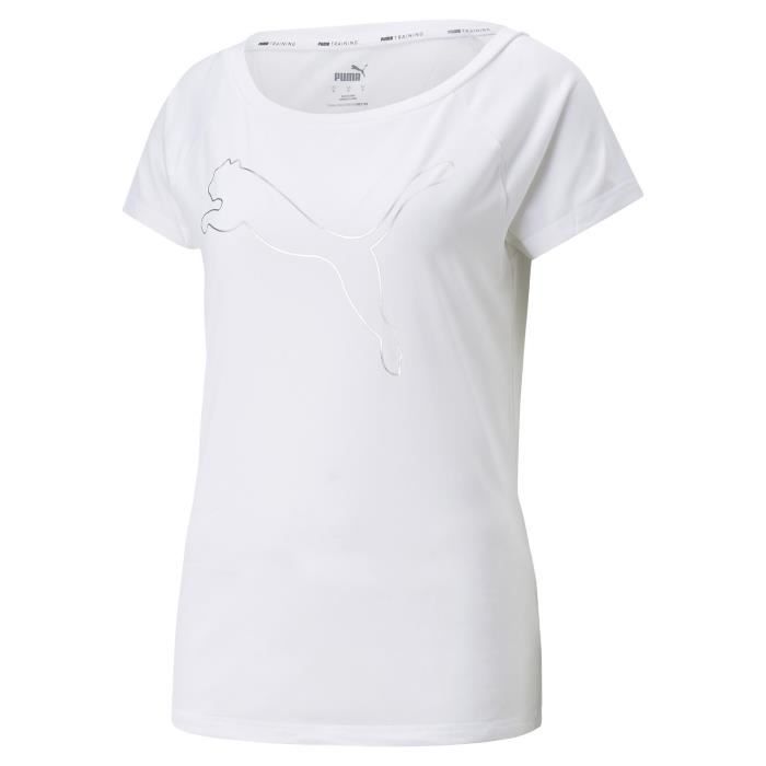 Tee shirt puma femme blanche online