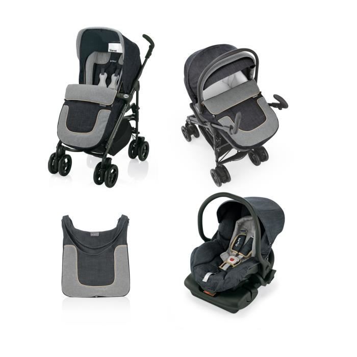 BREVI Poussette Combin e Trio Millestrade Atelier Jean Cdiscount