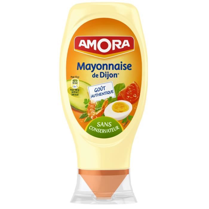 Amora Mayonnaise De Dijon Nature Flacon Souple 415g
