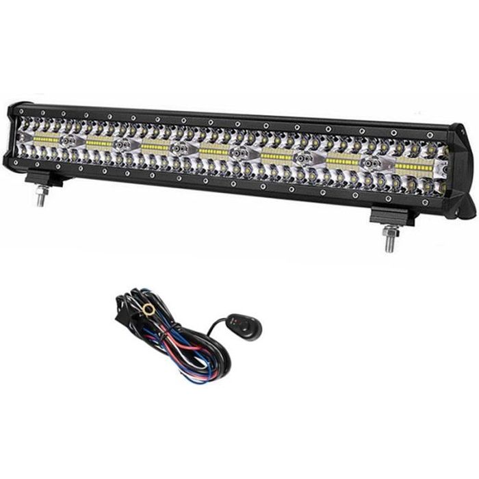 560W Triple rangée 7d Barre lumineuse LED de travail spot inondation Combo Faisceau DC 12V-24V 6000K Offroad Véhicules 4x4 ATV Utvs