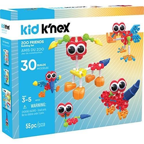 K'nex Kid Zoo Friends Kit de Construction 55 pièces à partir de 3 Ans 85700
