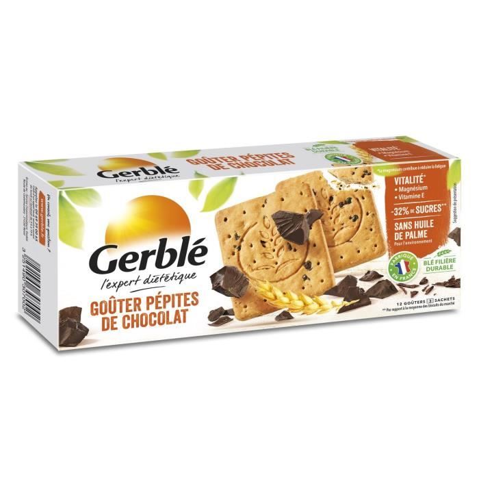 GERBLE Biscuits au pépites de chocolat - 250 g