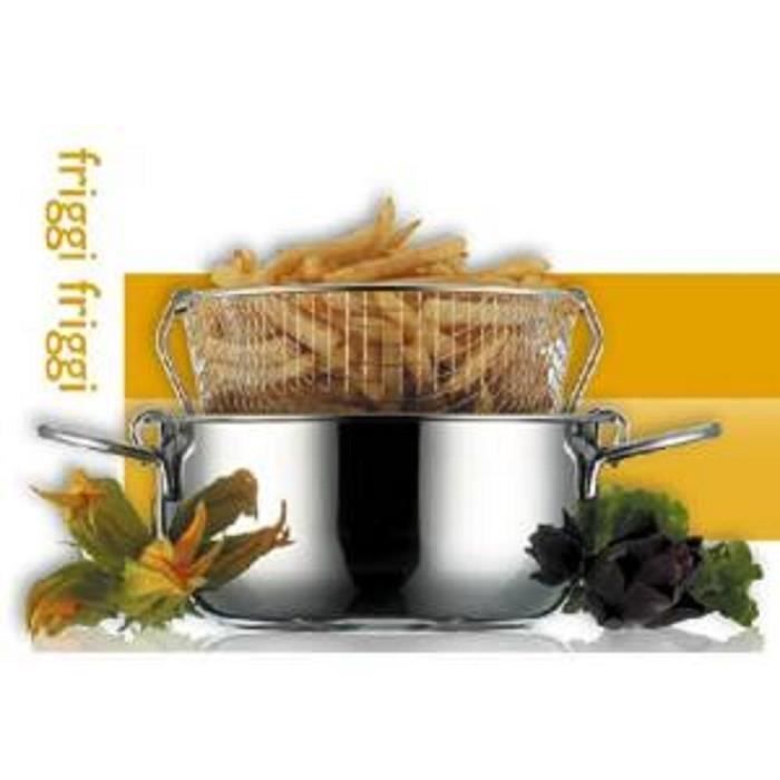 FRITEUSE FRIGGI Ø 20 CM 5 L INOX INDUCTION + PANIER A FRITES CODE 49070790