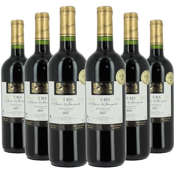 Vin Rouge - AOP Bordeaux - Champs de Beneyteau Château La Sauvegarde 2019 - 6x75cl - 13,0 % Vol.