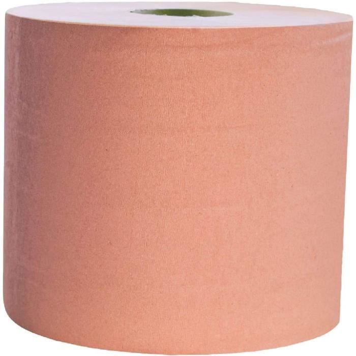 LPM - Bobine Industrielle Chamois Essuyage Papier - 1500 Feuilles - Lot de 2