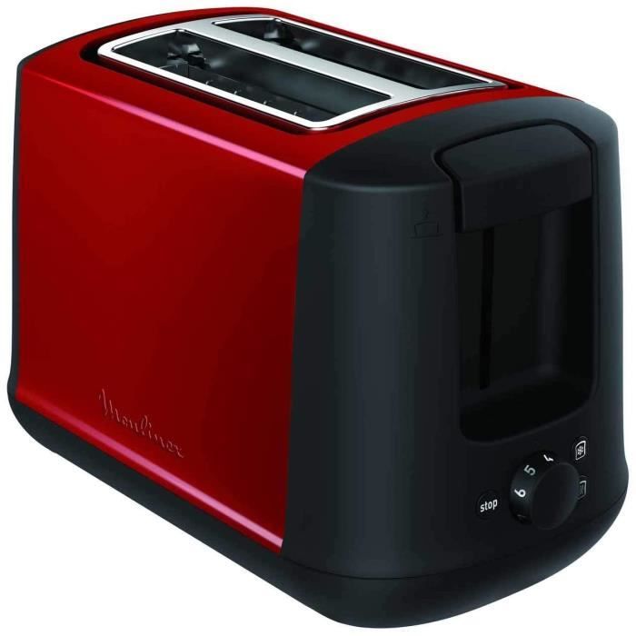 GRILLE-PAIN - TOASTER Moulinex lt340d11 2rebanada s 850 W Rouge Acier Inoxydable Grillepain 2 Rebanada s rouge acier inoxydable229