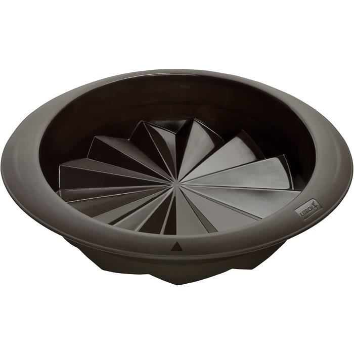 CAKE 85032 Moule agrave Cake Silicone Marron 20 x 15 x 10 cm517