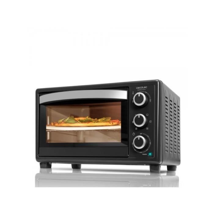 Cecotec Four à Convection Bake&Toast 570. Capacité pour 26 L, 1500 W, 6 modes, Pierre Spéciale pour préparer Pizza, Température jusq