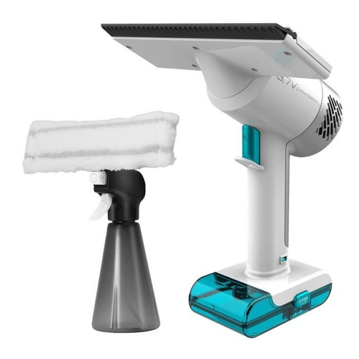 Cecotec Nettoie-vitres Conga Immortal Extreme 3.7 V. Aspirateur pour Fenêtres , Nettoie en 3 Phases, Autonomie de 30 minutes, Inclus