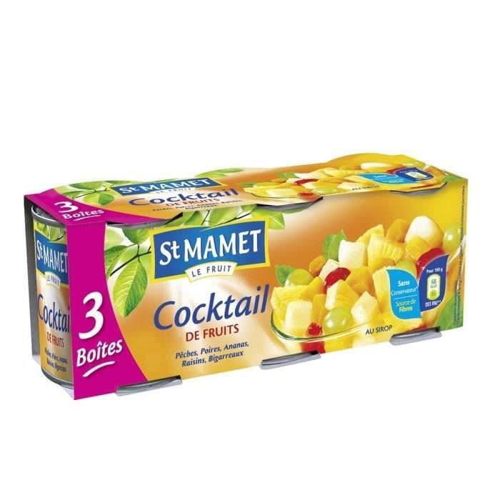 Lot de 3 Cocktails de fruits - 125 g