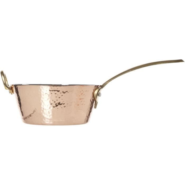 COSY & TRENDY TI006682M Pot A Lait Avec Poignet- Cuivre D11.5Cm -