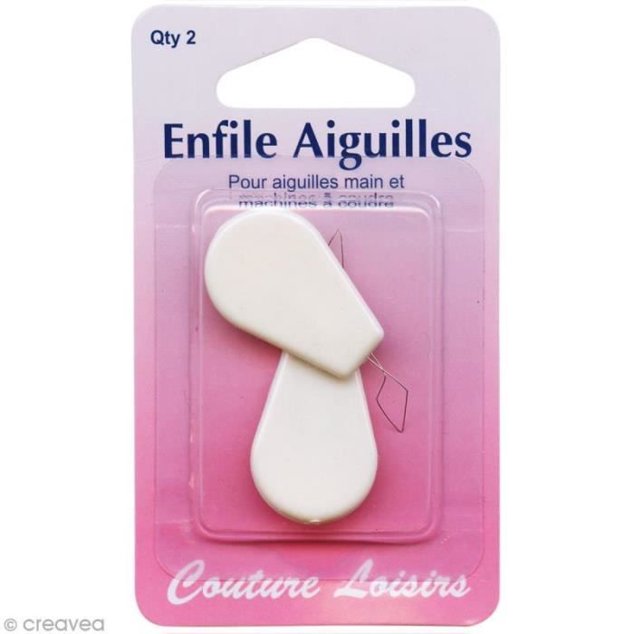 Enfile aiguille - Blanc - 2 pcs
