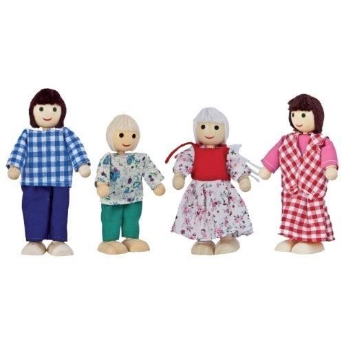 EICHHORN - SET DE POUPÉES FAMILLE (EN BOIS ET T…