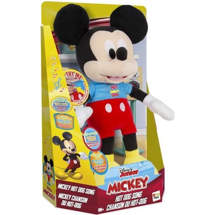 Mickey peluche Hot dog song