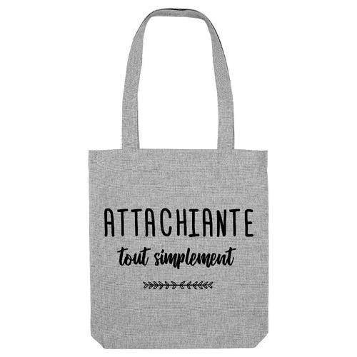 Tote bag - Coton - Gris GS ATTACHIANTE TOUT SIMPLEMENT
