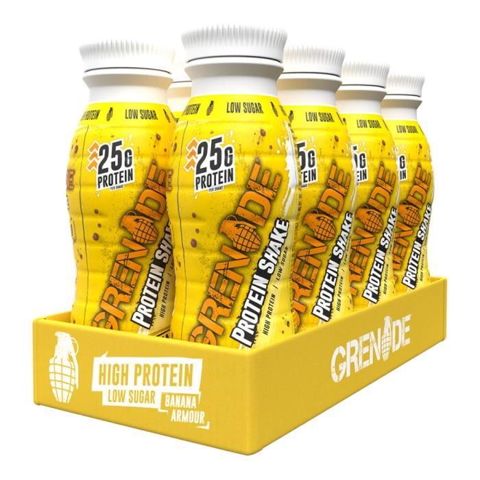 Boissons protéinées Carb Killa Shake - Banana Armour Pack de 8