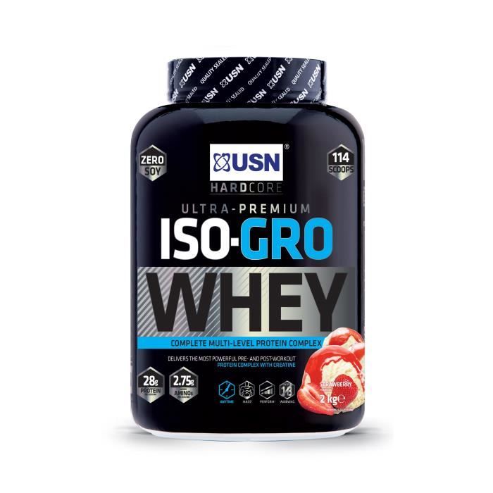 USN ISOGRO Fraise 2 kg Prise de Masse