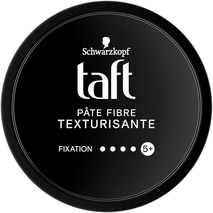 SCHWARZKOPF Pâte Fibre TAFT Texturisant Force Carbone - Pot de 130 ml