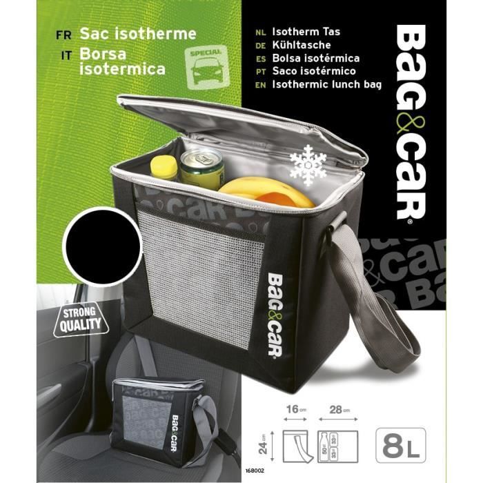 BAG&CAR Sac isotherme 8L